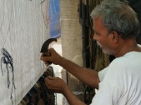 DSC00138  At a carpet factory in Agra.