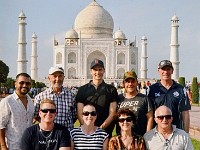 DSC00671  Our tourgroup for first two days (besides Maddy, Piitsch and myself all Aussies...): Back row from left: Madan ("Maddy", our indian guide), Ian, me, Pittsch, Marc Front row from left: Dylan, Sarah, Leonie, Peter On the third day, Elaine (Brazil), Tracey (Canada) and John (US) joined the group.