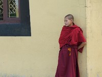 DSC01790  Nun at Nagi Gumba monastery