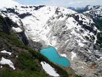 Pampa Linda to Puerto Frias 3-Day Trek ( Day 1 )  Turquoise laguna at mount Tronador