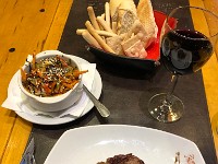 San Martin de los Andes  Classic argentine dinner...