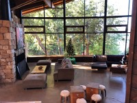 Bariloche  Lounge area of the Bariloche Design Suites hotel ( here )