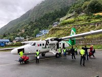 01 IMG 0085  Just arrived at Lukla Airport, starting point of the Everest Base Camp trek.