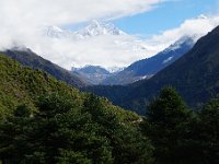 03 DSC03739  View of Lhotse (Everest hides in the clouds to the left)